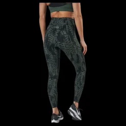 Online Casall Iconic Printed 7/8 Tights Green Grön