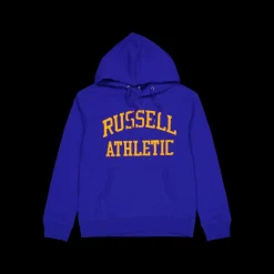 Russell Iconic Twill Hoodie Blue Blå Clearance