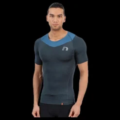 Newline Iconic Vent Stretch Tee M Blue Blå