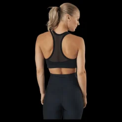 Sale Casall Iconic Wool Sports Bra Black Logo Svart