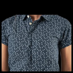 Haglöfs Idun SS Shirt Blue/Patterned Blå och Mönstrad Best