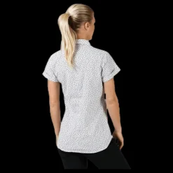 Clearance Haglöfs Idun SS Shirt Patterned/White Mönstrad och Vit