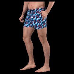 Happy Socks Illusion Dot Swim Shorts Blue Blå Online