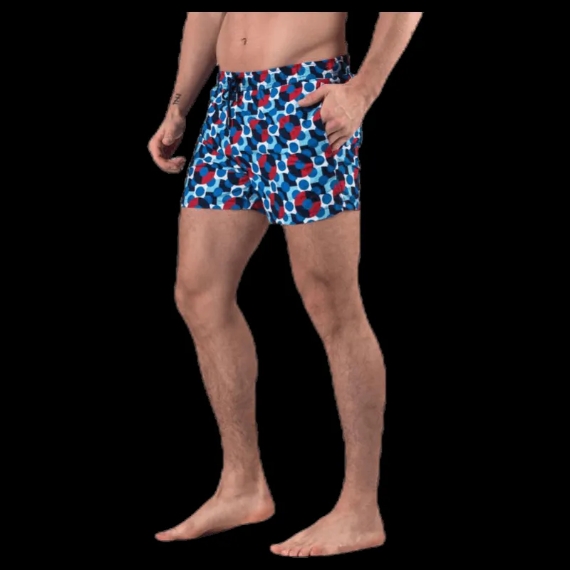 Happy Socks Illusion Dot Swim Shorts Blue Blå Online