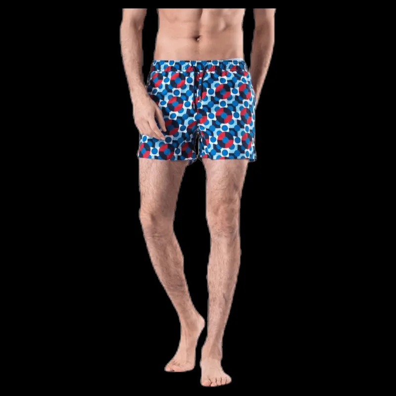 Happy Socks Illusion Dot Swim Shorts Blue Blå Online