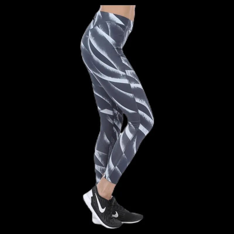 Sale Newline Imotion Printed 7/8 Tights W Patterned Mönstrad