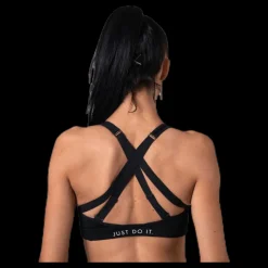 Nike Impact Strappy Bra Grx White/Black Svart New