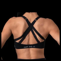 Nike Impact Strappy Bra Grx White/Black Svart New