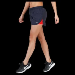 Hot Icebreaker Impulse Running Shorts Grey/Red Grå och Röd
