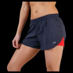 Hot Icebreaker Impulse Running Shorts Grey/Red Grå och Röd