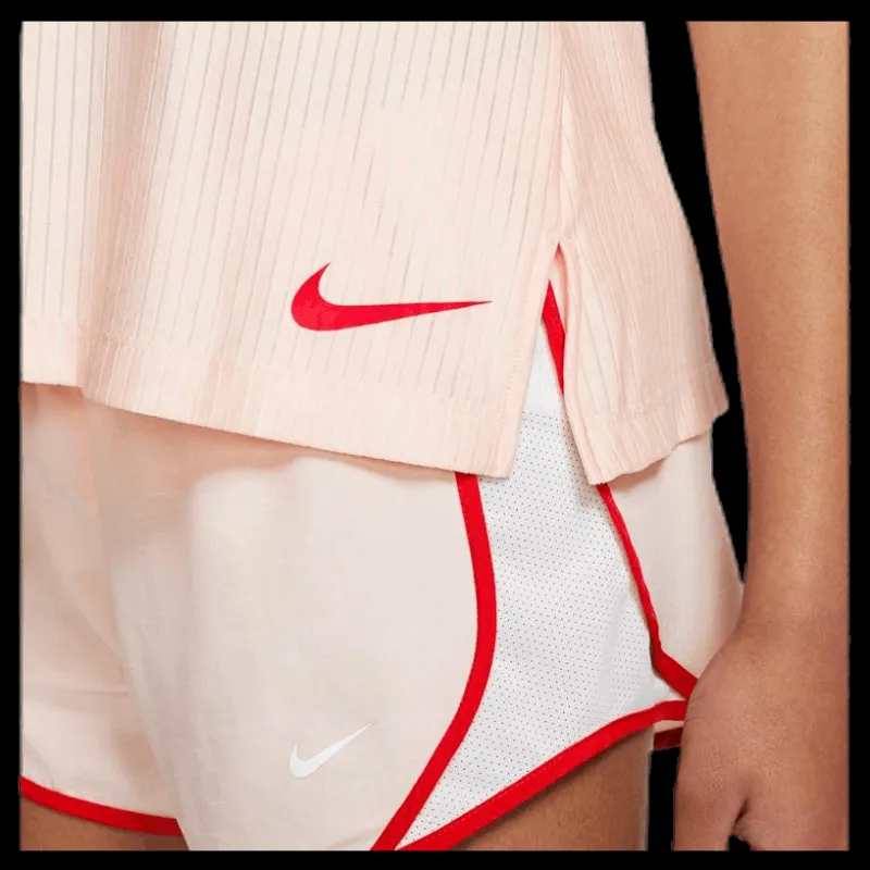 Discount Nike 2In1 Support Tank Jr Orange Vit