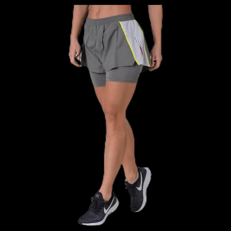 Tommy Hilfiger Sport 2-IN-1 Woven Shorts Grey Grå Clearance