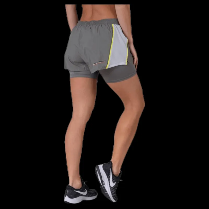 Tommy Hilfiger Sport 2-IN-1 Woven Shorts Grey Grå Clearance