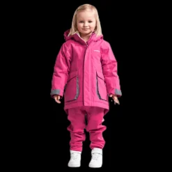 Didriksons Indre Kid's Parka Pink Rosa