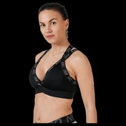 Nike Indy Logo Bra Black/Grey Svart