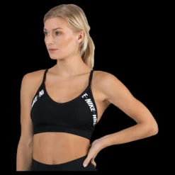 Online Nike Indy Logo Bra White/Black Svart