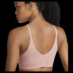 Sale Nike Indy Luxe Yoga Bra Novelty Pink/Beige Vit