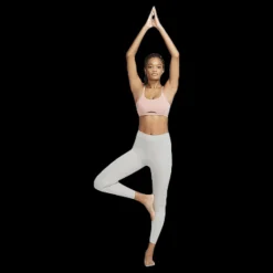 Sale Nike Indy Luxe Yoga Bra Novelty Pink/Beige Vit