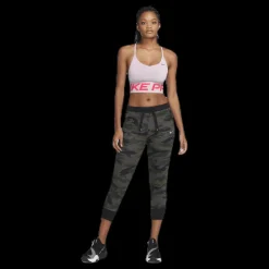 Outlet Nike Indy Pro Long Line Bra Silver/Red Vit