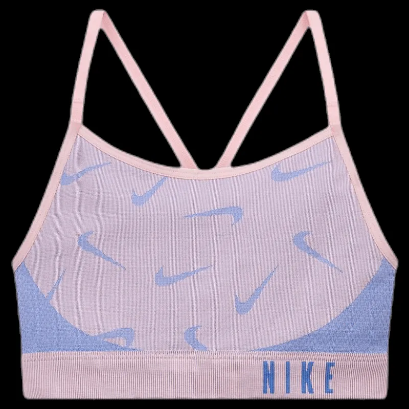 Outlet Nike Indy Seamless Bra Junior Pink Flerfärgad