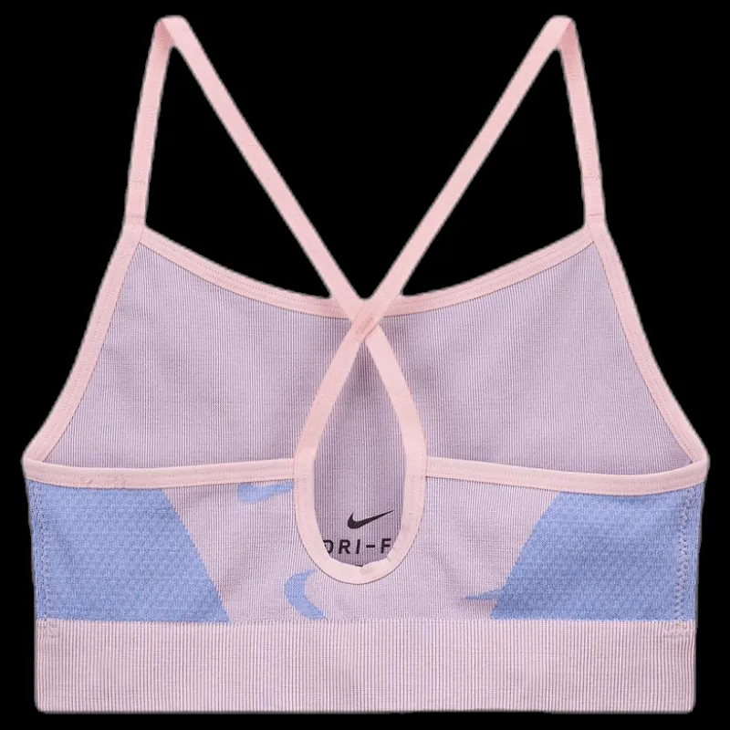 Outlet Nike Indy Seamless Bra Junior Pink Flerfärgad
