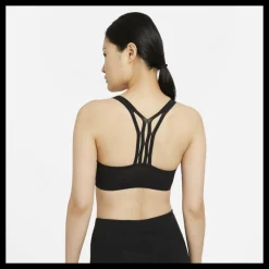 Outlet Nike Indy UltraBreathe Bra Black/Grey Svart