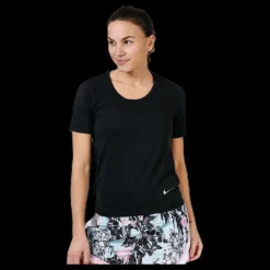 Clearance Nike Infinite Top SS Black Svart