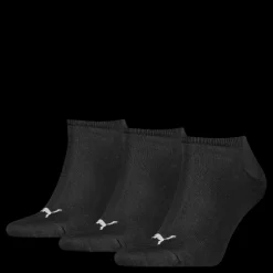 Puma Invisible Sneaker 3-Pack Black Svart New