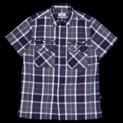 Online Tuxer Iowa Shirt Dark Navy Check Flerfärgad