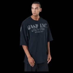 GASP Iron Thermal Tee Asphalt Svart Online