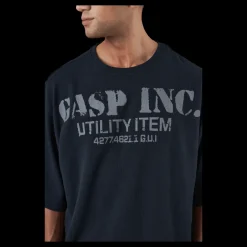 GASP Iron Thermal Tee Asphalt Svart Online