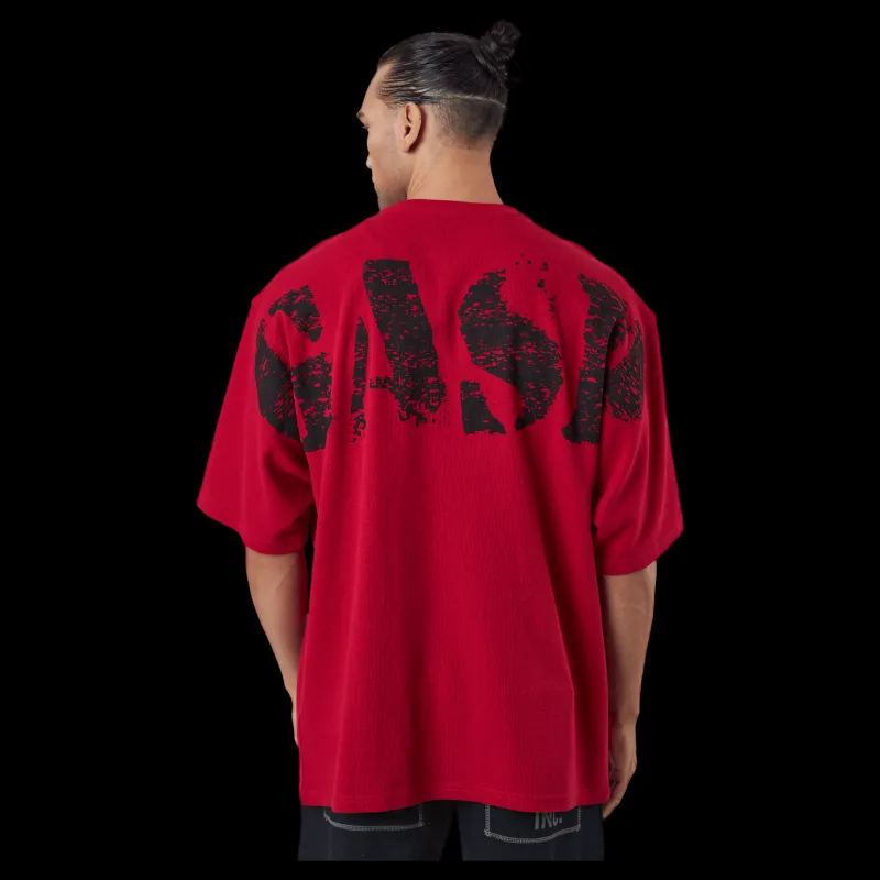 Outlet GASP Iron Thermal Tee Chili Red Röd