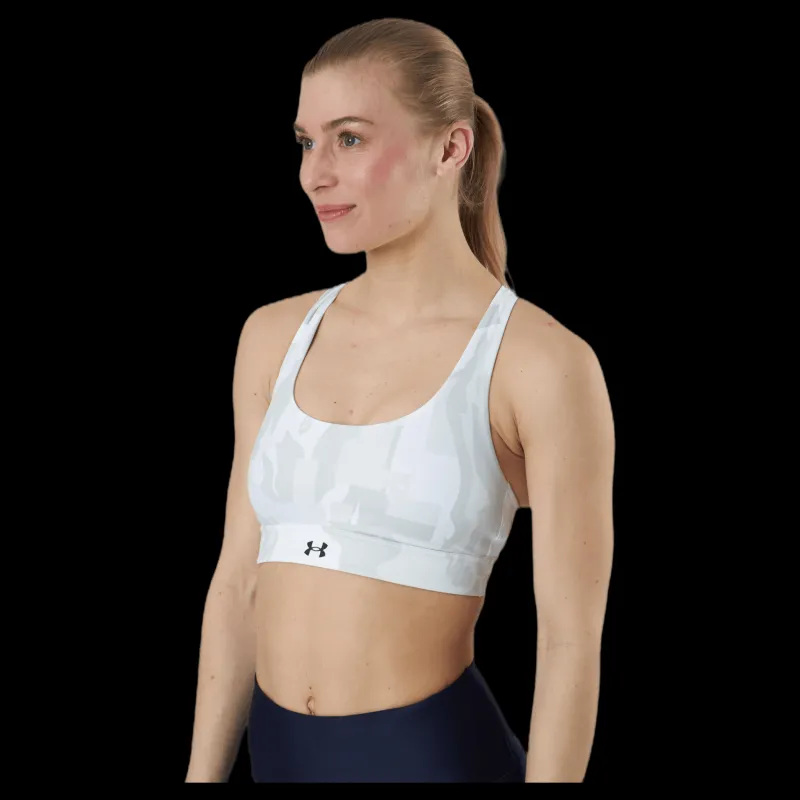 Under Armour Isochill Team Mid Bra White Vit
