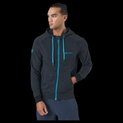 Clearance Babolat Jacket Exercise Hood Black Blå