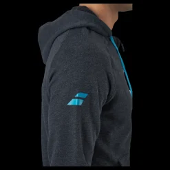 Clearance Babolat Jacket Exercise Hood Black Blå