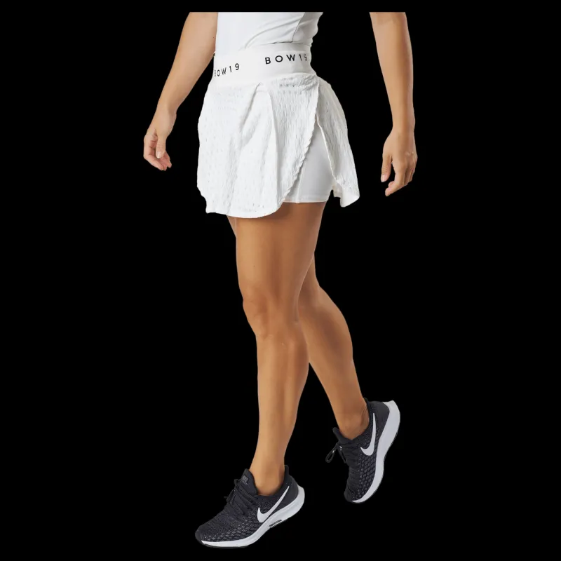 BOW19 Jackie Skirt Off White Vit Outlet