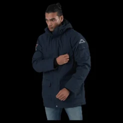 Kappa Jackson Winter Jacket Hood Blue Blå Online