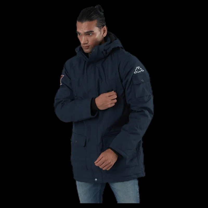 Kappa Jackson Winter Jacket Hood Blue Blå Online