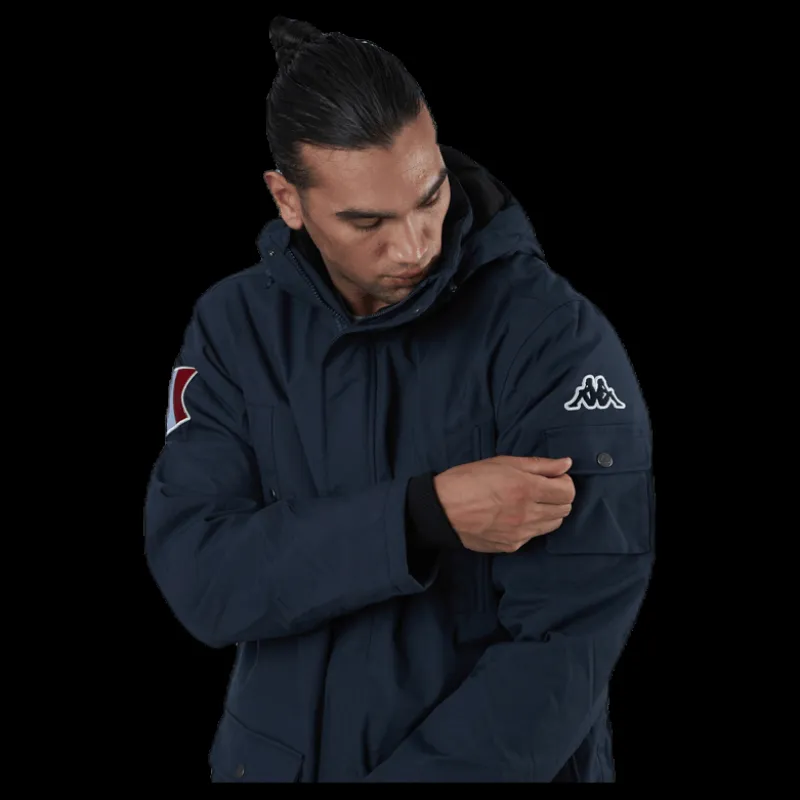 Kappa Jackson Winter Jacket Hood Blue Blå Online