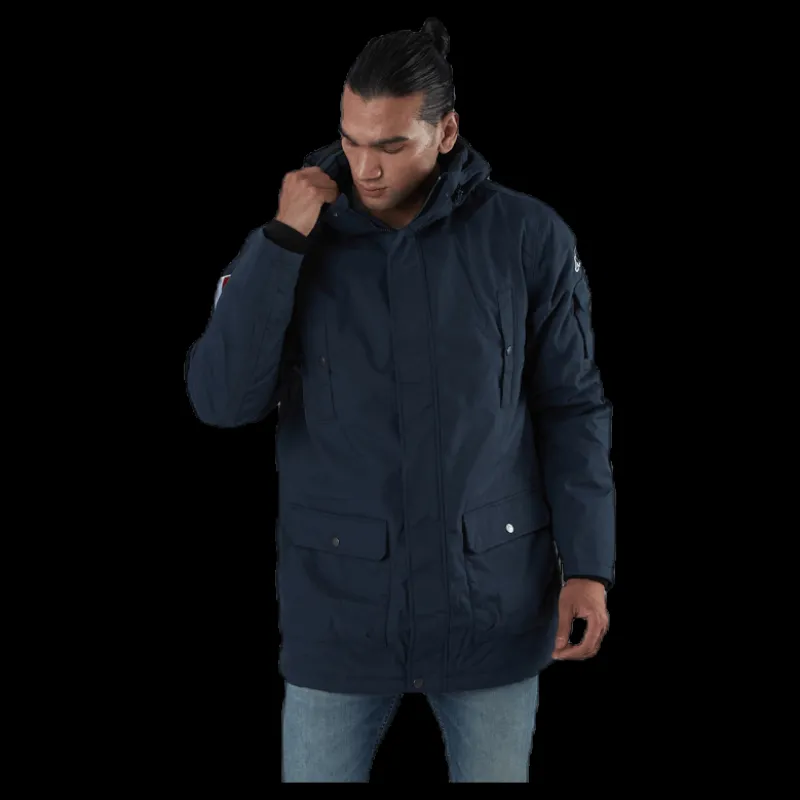 Kappa Jackson Winter Jacket Hood Blue Blå Online