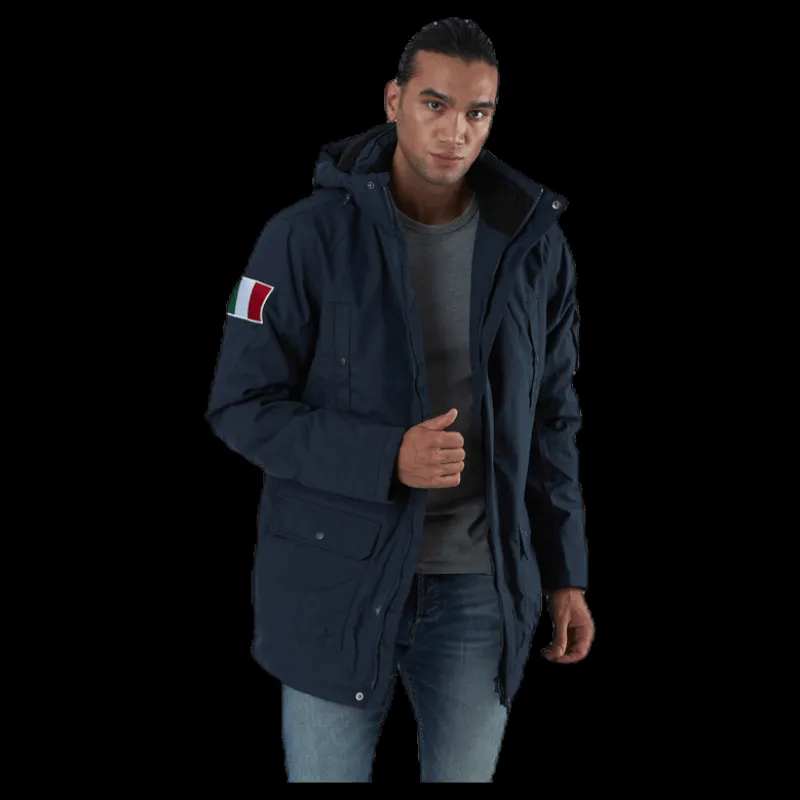 Kappa Jackson Winter Jacket Hood Blue Blå Online