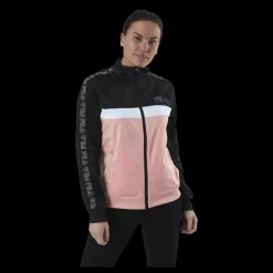 Fila Jacoba Taped Track Jacket Pink Rosa Discount
