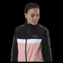Fila Jacoba Taped Track Jacket Pink Rosa Discount