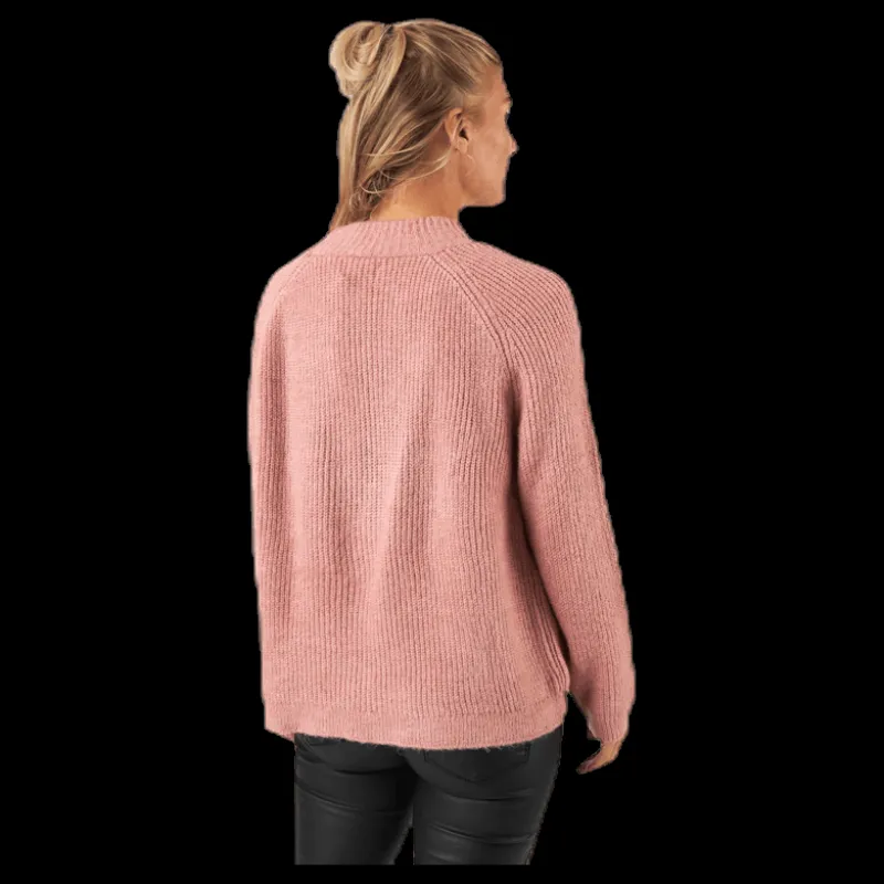 Best Only Jade L/S Pullover Knt Red Röd
