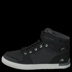 Clearance Viking Jakob Mid Kids Gtx Black/charcoal Svart