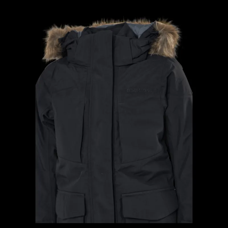 New Didriksons Jamila Gs Parka 3 Black Svart