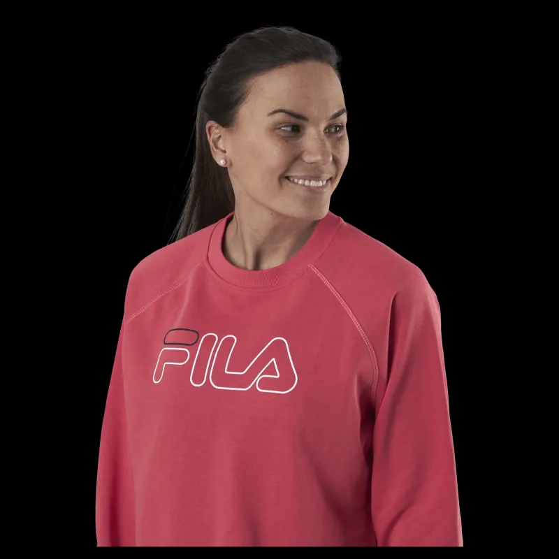 Outlet Fila Jamina Cropped Crew Sweat Pink Rosa