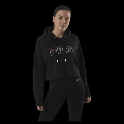 Fila Jana Cropped Hoody Black Svart Online