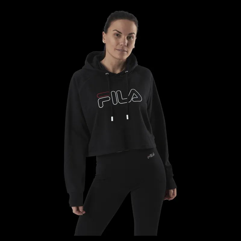 Fila Jana Cropped Hoody Black Svart Online