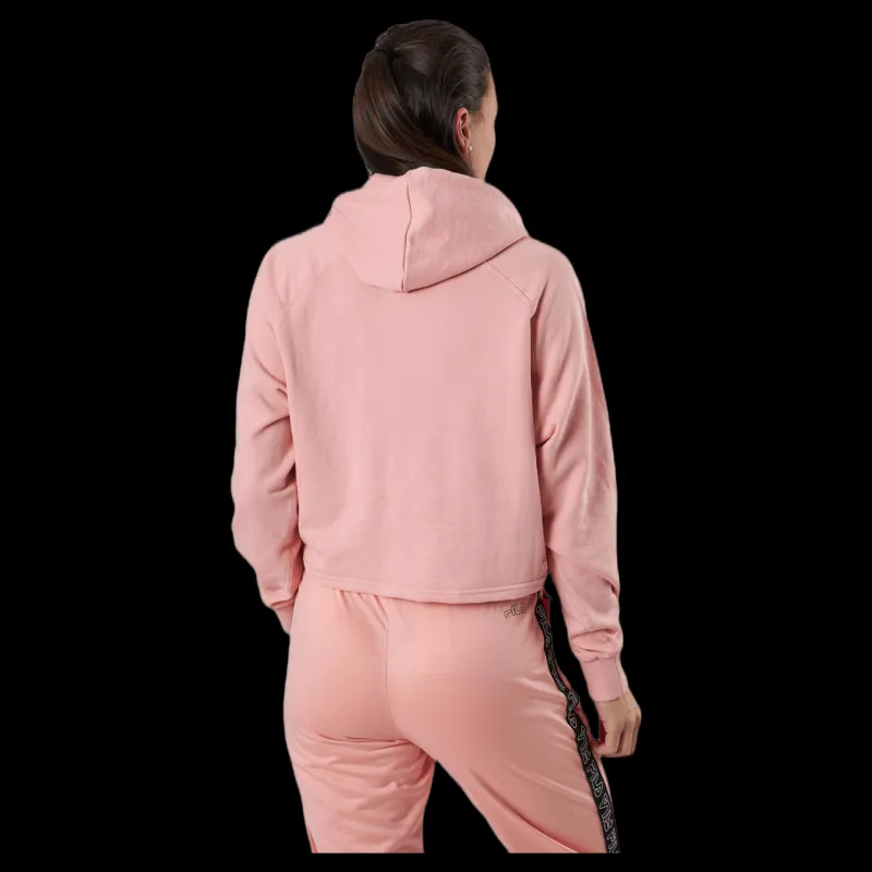 Fila Jana Cropped Hoody Pink Rosa New